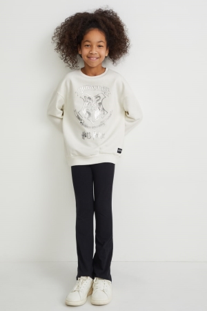 C&A Harry Potter Set And Leggings 2 Piece Sweatshirts Meisjes Zwart Wit | 5269ZNOPB