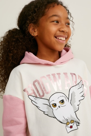 C&A Harry Potter Set And Leggings 2 Piece Hoodie Meisjes Zwart Roze | 9043RPXAT