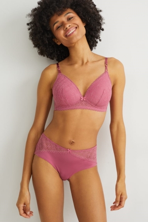C&A Hipster Briefs Lycra® Ondergoed Dames Roze | 0253HWPVI