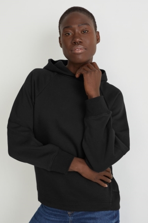 C&A Hoodie Dames Zwart | 5178RTAUW