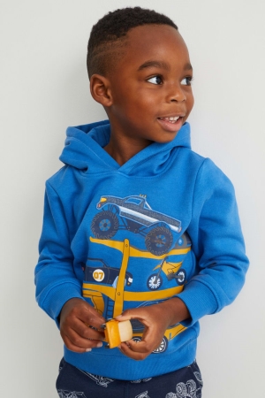 C&A Hoodie Meisjes Blauw | 3872KLSMQ