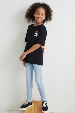C&A Jegging Jeans Meisjes Blauw Lichtblauw | 7924NUYGO