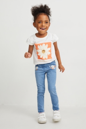 C&A Jegging Jeans Meisjes Blauw Lichtblauw | 8123KMAFZ
