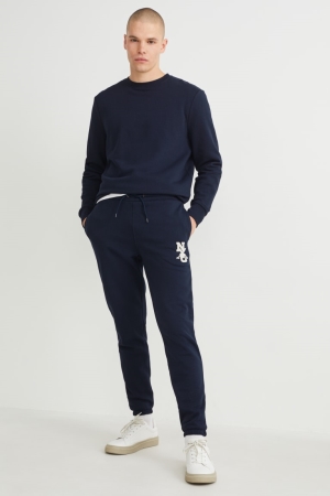 C&A Joggers Broek Heren Donkerblauw | 4069RAGEP