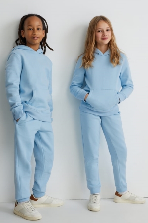 C&A Joggers Genderneutral Broek Meisjes Lichtblauw | 2981YFZRD