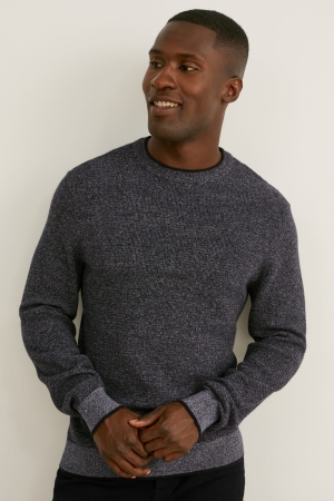 C&A Jumpers Heren Donkerblauw | 6827OYCWT