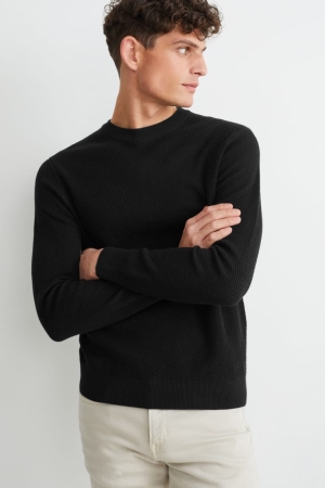 C&A Jumpers Heren Zwart | 0275OLDSN