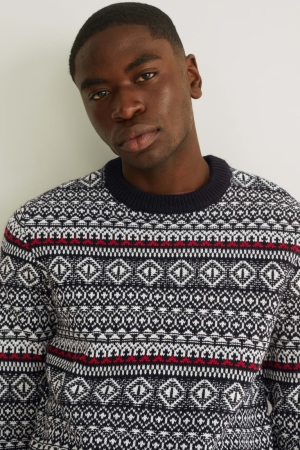 C&A Jumpers Heren Zwart Wit | 0312MKODJ