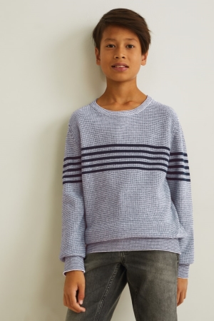 C&A Jumpers Meisjes Donkerblauw Wit | 3905KYVJC