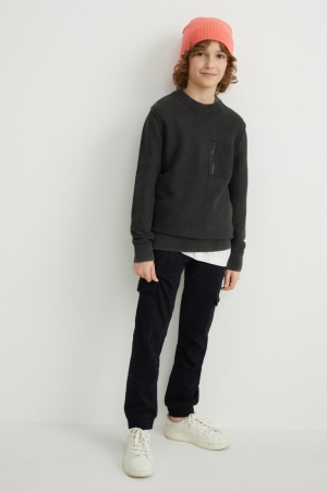 C&A Jumpers Meisjes Zwart | 3208SDJEU