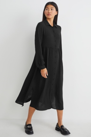 C&A Jurken Dames Zwart | 3108QUTJW