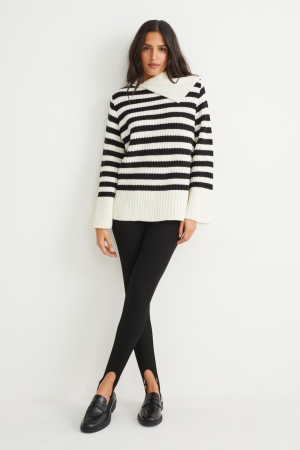 C&A Leggings Broek Dames Zwart | 0148CQGBH