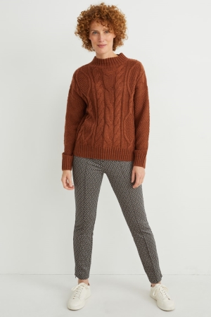 C&A Leggings Patterned Broek Dames Multicoloured | 0738CKWAO