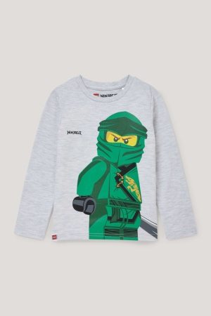 C&A Lego Ninjago Long Sleeve Topjes Jongens Lichtgrijs | 5327XSVHO
