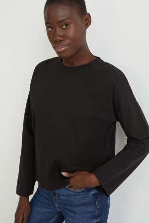 C&A Long Sleeve Topjes Dames Zwart | 0367OPGEW