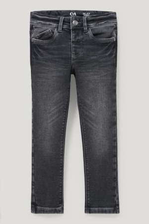 C&A Mager Jeans Jongens Zwart | 5794UZFPR