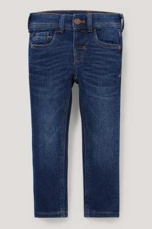 C&A Mager Jog Denim Organic Katoenen Jeans Jongens Blauw Donkerblauw | 7269RSZDU