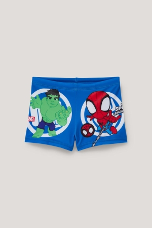 C&A Marvel Swim Lycra® Xtra Life™ Zwemkleding Jongens Blauw | 9408PEKMJ