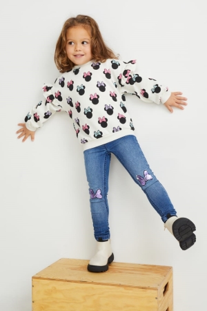 C&A Minnie Mouse Jegging Jeans Meisjes Blauw Lichtblauw | 8431SWVAO