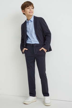 C&A Mix-and-match Lycra® Broek Jongens Donkerblauw | 6207HPCIY
