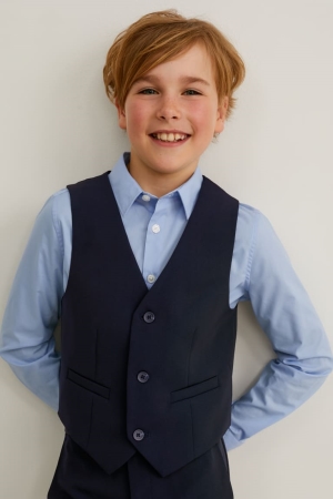 C&A Mix-and-match Suit Waistcoat Jassen Meisjes Donkerblauw | 3026JFLPI