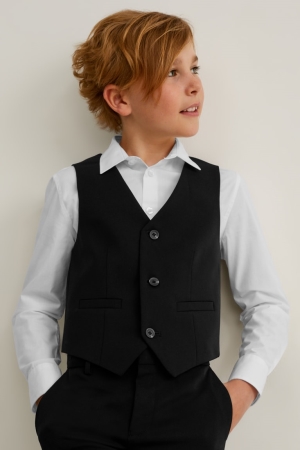 C&A Mix-and-match Suit Waistcoat Jassen Meisjes Zwart | 6495FQOBG
