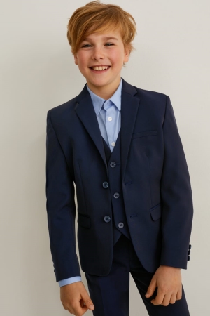 C&A Mix-and-match Tailored Jassen Meisjes Donkerblauw | 4936HJMWI
