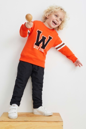 C&A Multipack Of 2 And Long Sleeve Sweatshirts Meisjes Donkeroranje | 5962ULROP