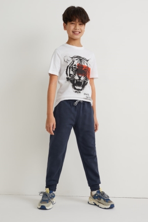 C&A Multipack Of 2 Joggers Broek Jongens Donkerblauw | 8972CMSVL