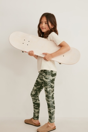 C&A Multipack Of 2 Leggings Broek Meisjes Camouflage | 0215BTZFA