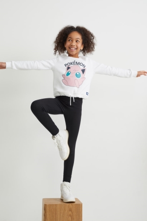 C&A Multipack Of 2 Leggings Broek Meisjes Zwart | 7943SGJWB