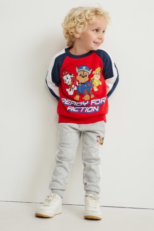 C&A Multipack Of 2 Paw Patrol Sweatshirts Meisjes Lichtgrijs | 9541IDHXK