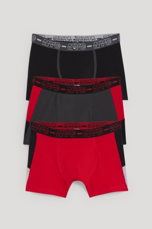 C&A Multipack Of 3 Boxer Ondergoed Jongens Rood | 1350EIPCF