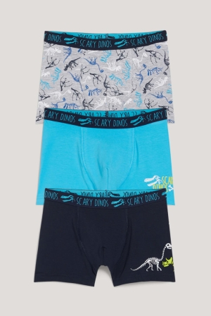 C&A Multipack Of 3 Boxer Ondergoed Jongens Donkerblauw | 1736ATCOP