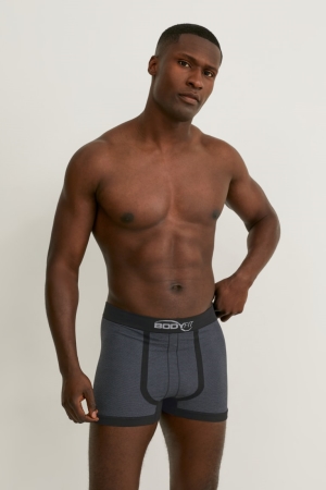 C&A Multipack Of 3 Trunks Seamless Lycra® Ondergoed Heren Zwart | 1960GQDAL