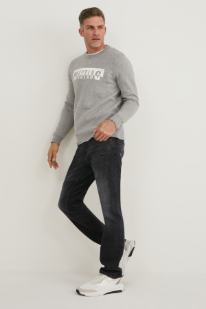 C&A Mustang Slim Washington Jeans Heren Blauw Donkergrijs | 9845ODRAB