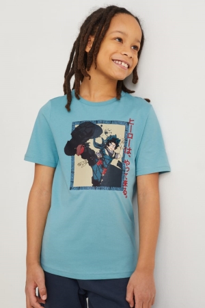 C&A My Hero Academia Sleeve T-shirts Jongens Turquoise | 2765IQHRL