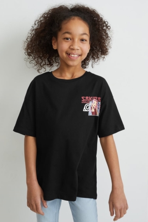 C&A Naruto T-shirts Meisjes Zwart | 2851QYAWG