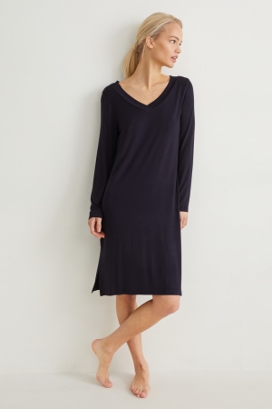 C&A Night Nachtkleding Dames Donkerblauw | 5610RSOVU
