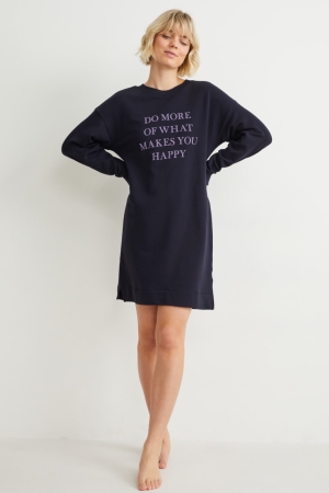 C&A Night Nachtkleding Dames Donkerblauw | 6521LHBNG
