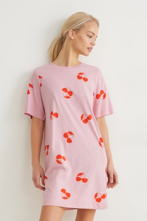 C&A Night Nachtkleding Dames Roze | 3251TOPGI