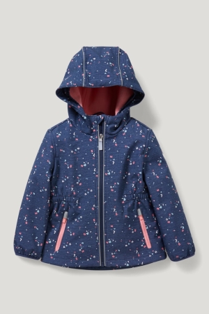 C&A Outdoor With Hood Jassen Meisjes Donkerblauw | 8241RAVHY