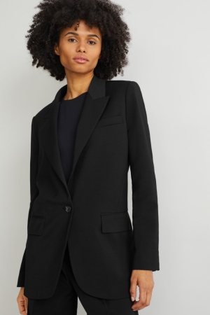 C&A Oversized With Recycled Polyester Blazer Dames Zwart | 8461PEDCM