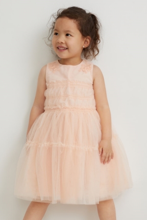 C&A Party Jurken Meisjes Abrikoos | 5743WGADC