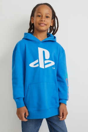 C&A Playstation Hoodie Meisjes Blauw | 9038VDPIX