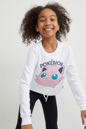 C&A Pokémon Sweatshirts Meisjes Wit | 3016HXAVQ
