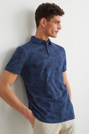 C&A Polo Overhemd Heren Donkerblauw | 2405OWZJX