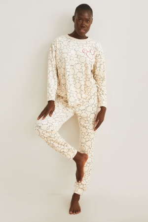 C&A Pyjamas Mickey Mouse Nachtkleding Dames Beige | 2497EYNPA