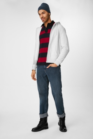 C&A Rechtdoor Jeans Heren Blauw | 1230WGRPI