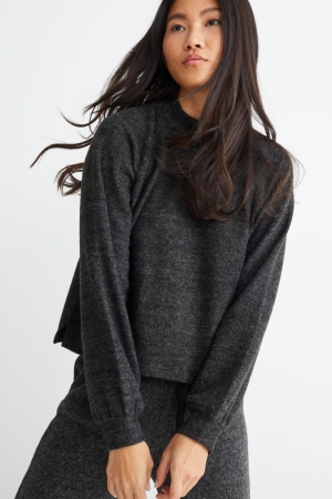 C&A Recycled Sweatshirts Dames Donkergrijs | 1863QMIZA